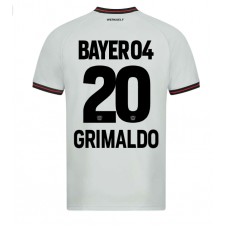 Bayer Leverkusen Alejandro Grimaldo #20 Bortatröja 2023-24 Korta ärmar